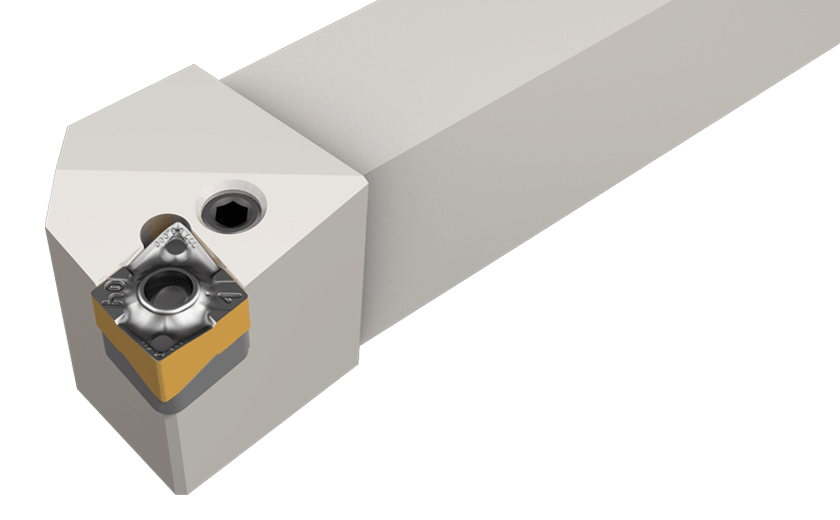 Lever Lock Toolholders for  CNMX-HTW HELITURNLD 80° Rhombic Inserts