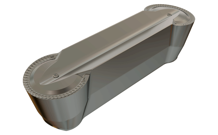 Utility Double-Ended Inserts, for Grooving and Profiling Ductile Materials