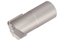 Deep Single Tube Drill with Internal Single Start Thread and a Brazed Tip