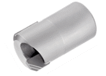 Deep, Single Tube Counterborer with Through Hole, Internal Single Start Thread and a Brazed Tip