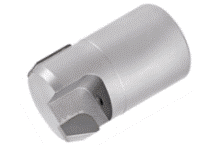 Deep, Single Tube Counterborer without a Through Hole, Internal Single Start Thread and a Brazed Tip