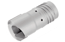 Deep, Double Tube Counterborer with a Through Hole, External 4 Start Thread Connection and a Brazed Tip