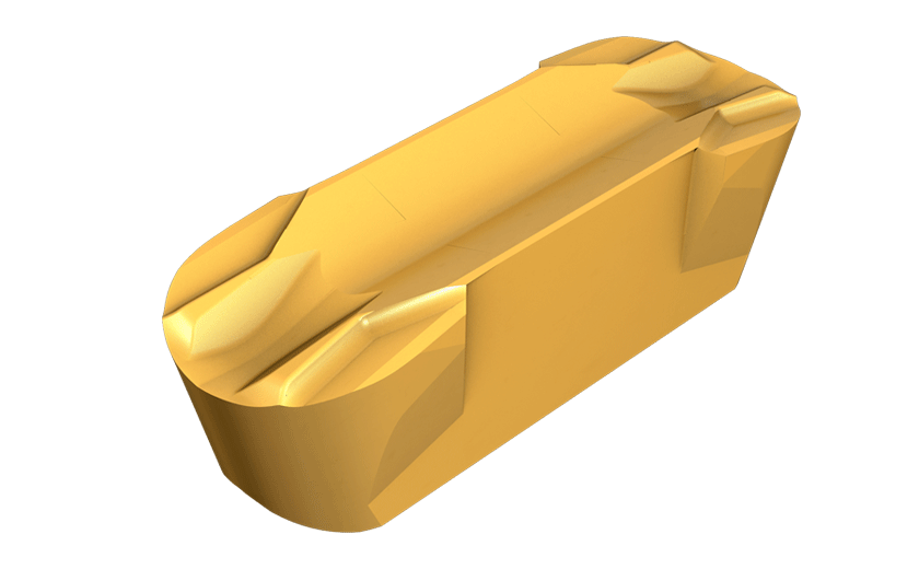 Precision Double-Ended Full Radius Inserts, for Profiling and Grooving