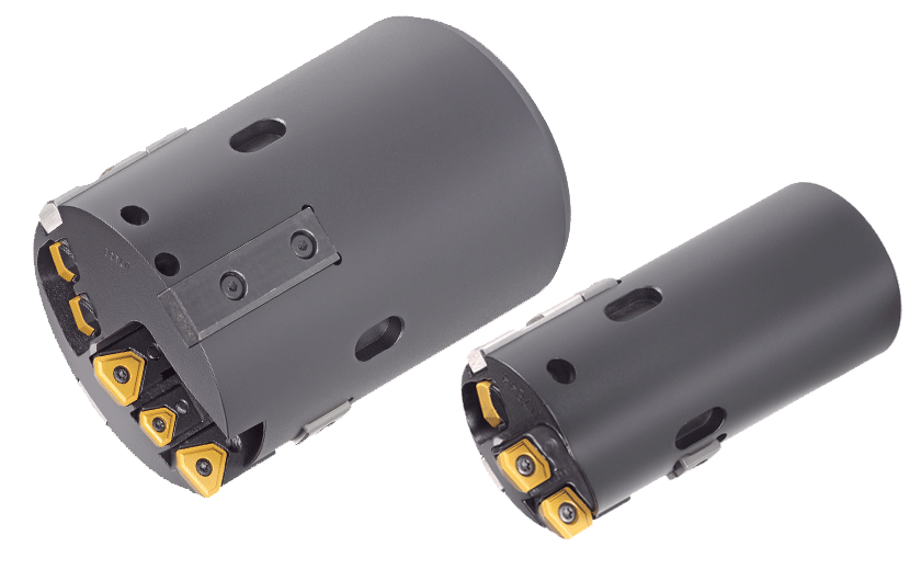 Deep Single Tube Drill with Internal Single Start Thread and Cartridges