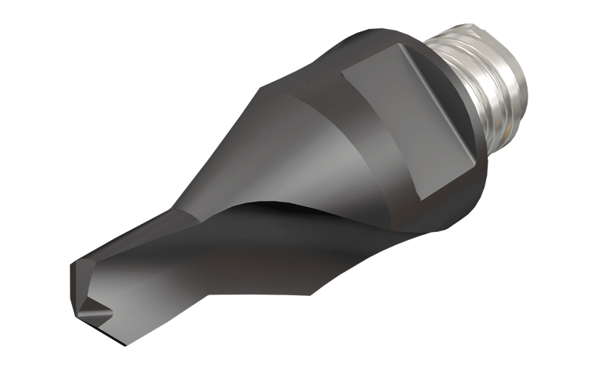 Centering Drill (DIN 332), Interchangeable Solid Carbide Heads
