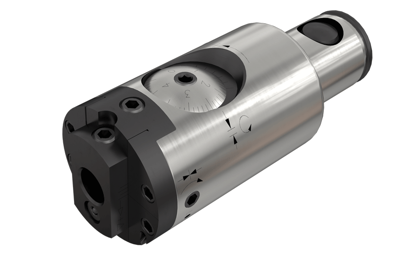 Fine Boring Heads for High Rotation Speed with 10 Micrometer Direct Dia. Adjustment and 2 Micrometer by a Vernier Scale