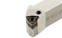 Lever Lock External Turning Toolholders for Negative HELITURNLD Trigon Inserts