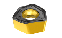 Double-Sided Inserts with 6 Cutting Edges, for Fast Feed Machining