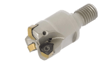 HELIDO UPFEED Endmills for Fast Feed, Carrying Double-Sided Inserts with 6 Cutting Edges