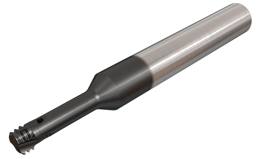 Small Diameter, Short ,Solid Carbide, UNJ-Type Profile Threading Endmills