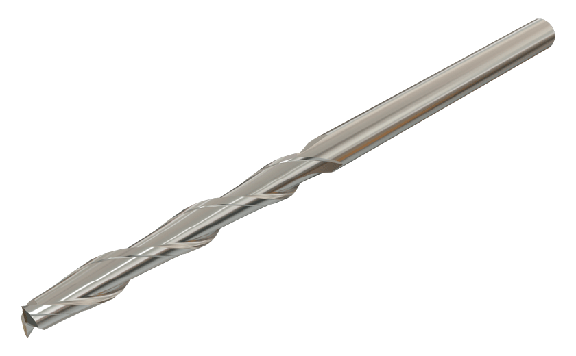 Solid carbide endmills, center cutting, 2 flutes, 30° helix. SOLID-ECO - economical type endmills.