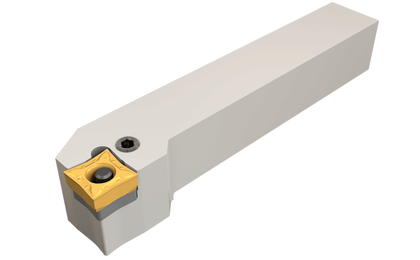 LeverLock holders for 7° clearance inserts with four 80° corners.