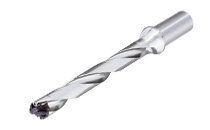 Indexable Head Drills with Coolant Holes and Cylindrical Shanks, Drilling Depth 8xD