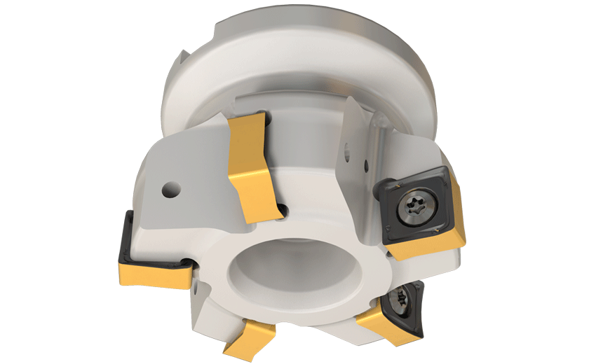 88° Face Mills Carrying Inserts with 8 Cutting Edges