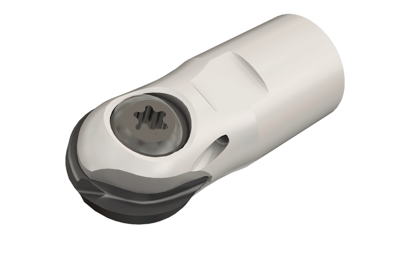 Ball Nose Multifunction Milling Heads with TS Threaded Adaptation