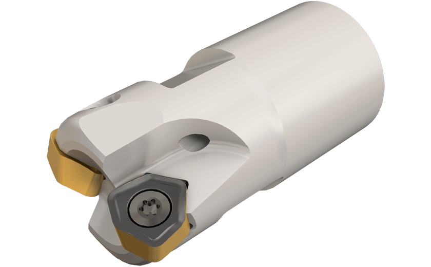 HELIDO UPFEED Milling Heads for Fast Feed, Carrying Double-Sided Inserts with 6 Cutting Edges