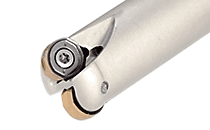 Endmills Carrying Double-Sided Inserts with Four .197