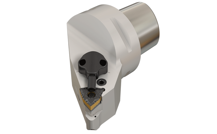 Lever Lock Toolholders for Trigon Inserts, with CAMFIX Exchangeable Heads and Channels for High Pressure Coolant