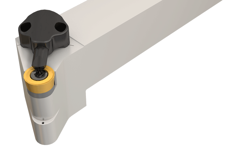 Screw Lock Toolholders for Round Inserts with 7° Clearance Angle and Channels for High Pressure Coolant