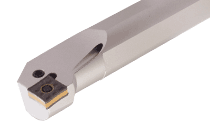 Lever Lock Boring Bars for Negative Square Inserts with 80° Corners
