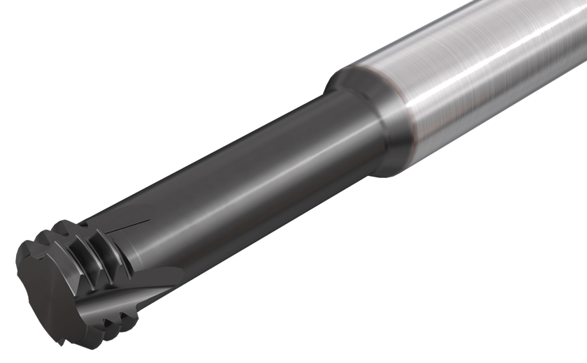 Short Solid Carbide Internal or External Threading Endmills for BSP and BSF Thread Profiles