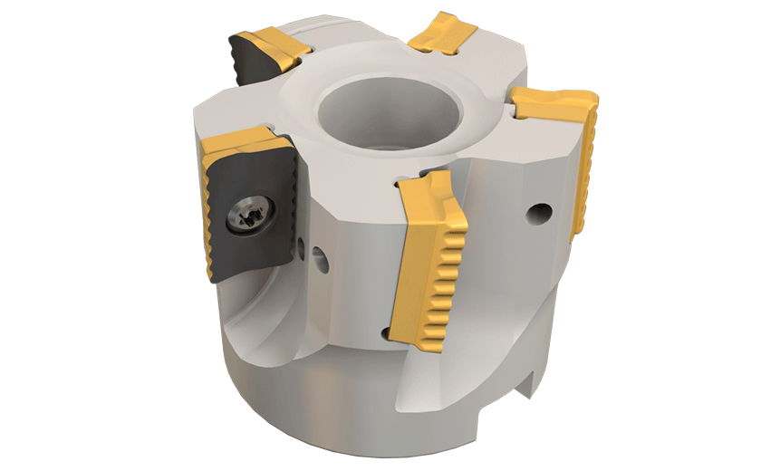 90° Face Mills Carrying 18 mm Long Edged Inserts