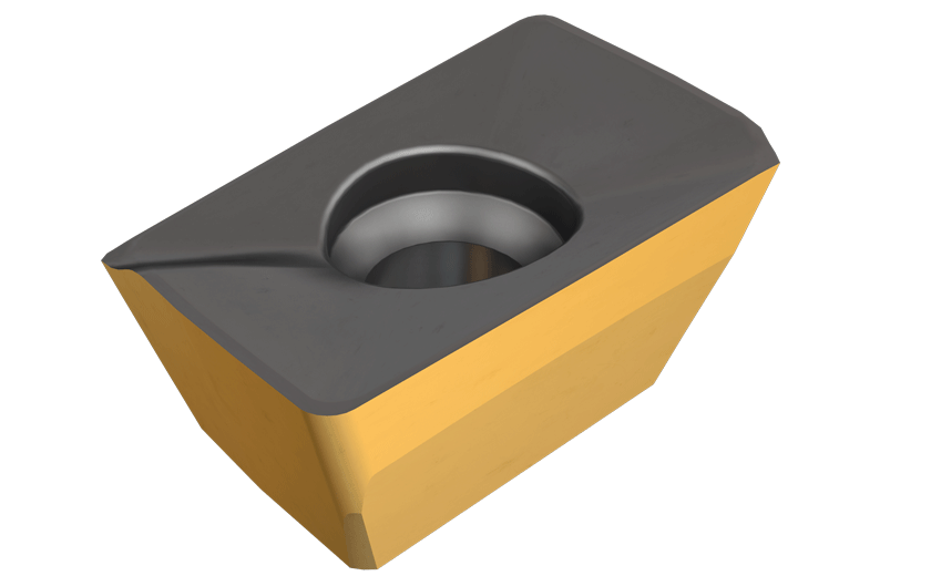 Inserts with 2 Different Cutting Edge Configurations, Designed for Chatter Dampening