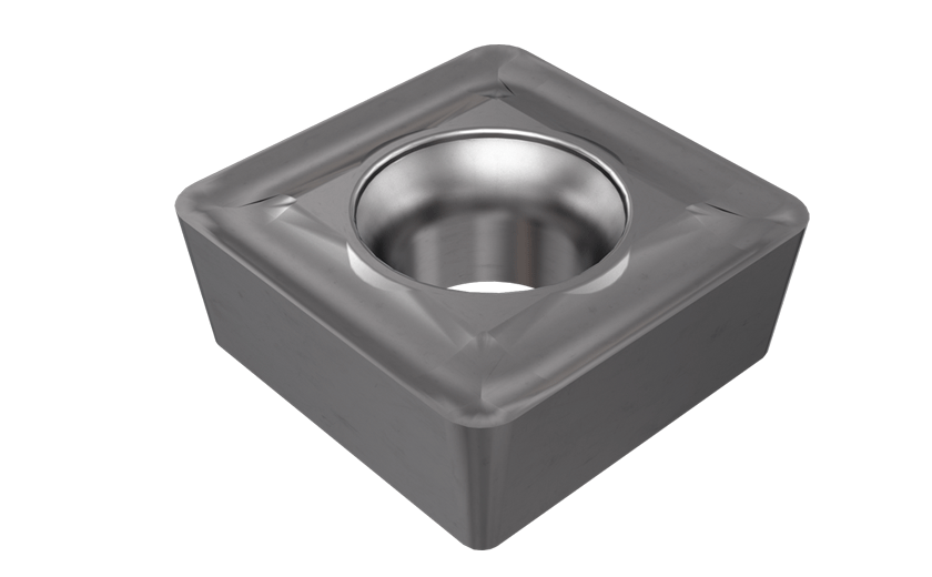 Square 7° Positive Inserts for Semi-Roughing at Medium to High Feeds