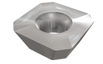 Flat Rake Square Milling Inserts, for 45° General Use