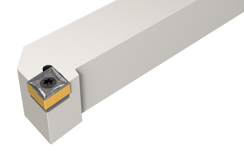 Screw Lock Toolholders for 80° Diamond Inserts with 7° Clearance Angle