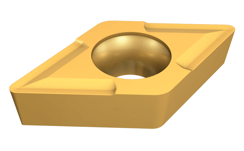 55° Rhombic Insert with 7° Positive Clearance for Finishing Applications