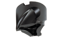 Coupling adapter for the modular extended flute endmills.