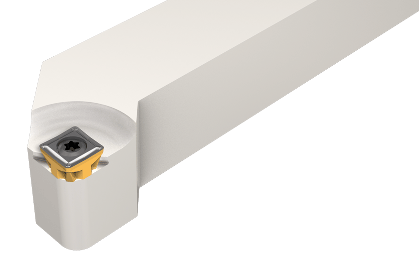 Screw lock holders for four types of inserts with 7° clearance.