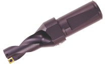 DR indexable HELIQUAD insert drills. Drilling depth 3xD.