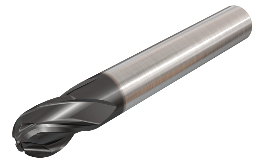 Single End 2 5/16 Overall Length 3/8 Shank Diameter High Speed Steel 1/2 Flute Length 1/4 Mill Diameter F&D Tool Company 17435-T308 Two Flute End Mill 