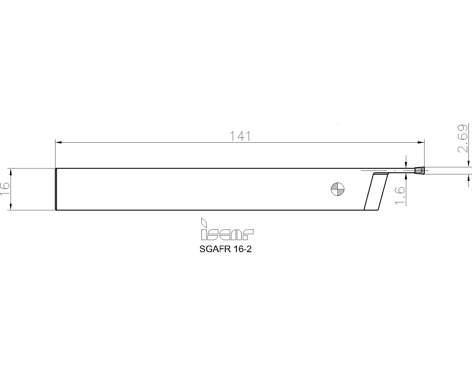 ISCAR Cutting Tools - Metal Working Tools - SGAFR/L : 2300177