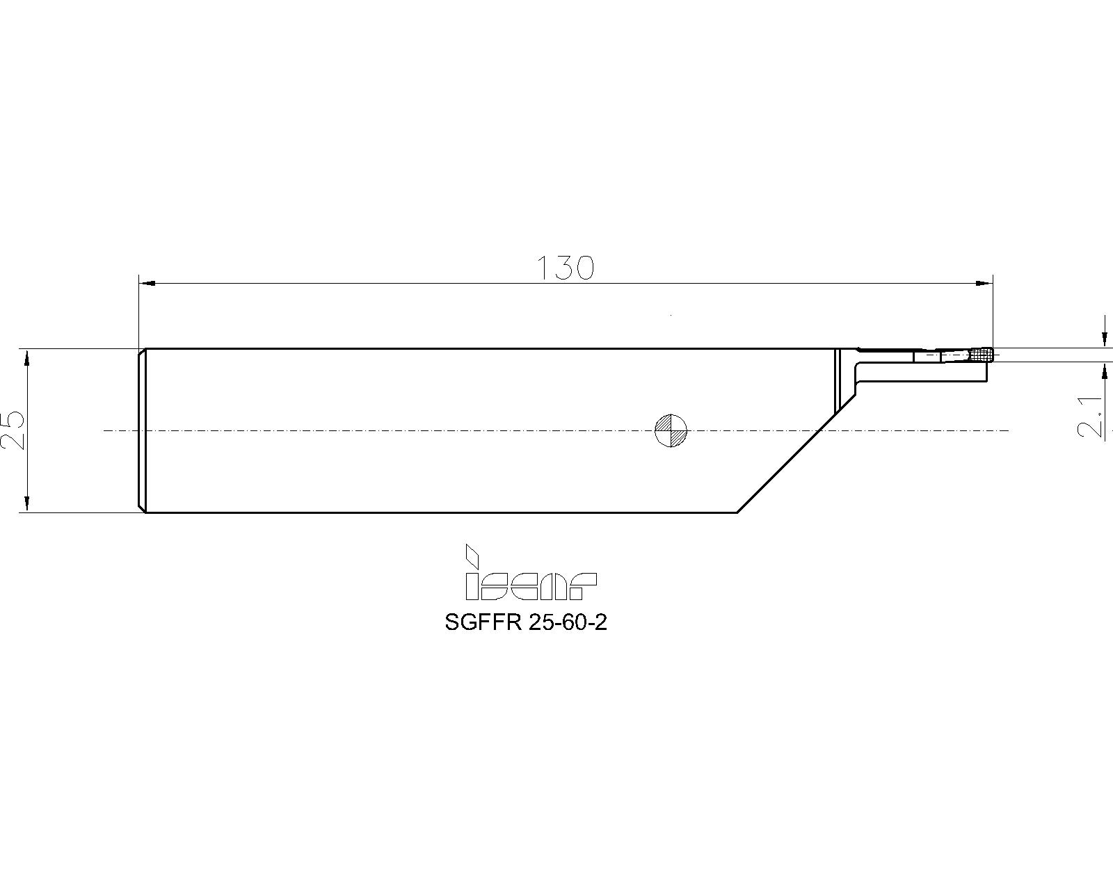 ISCAR Cutting Tools - Metal Working Tools - SGFFR/L : 2300384 