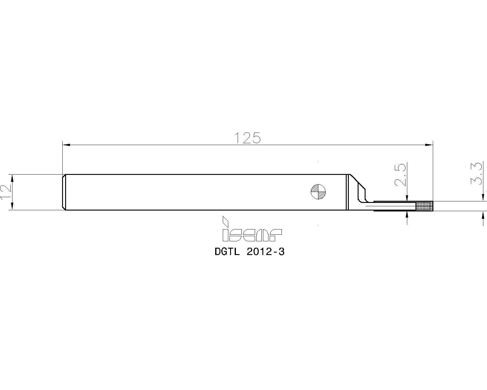 ISCAR Cutting Tools - Metal Working Tools - DGTR/L : 2301259