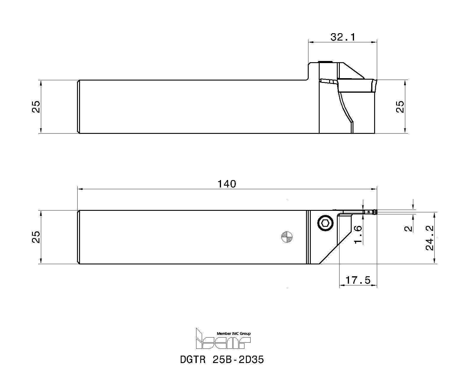 ISCAR Cutting Tools - Metal Working Tools - DGTR/L-B/BC-D 