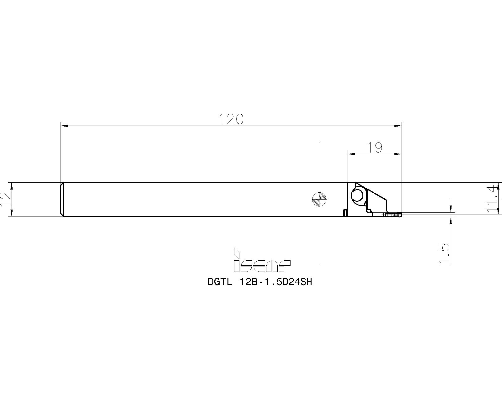 ISCAR Cutting Tools - Metal Working Tools - DGTR/L-B-D-SH