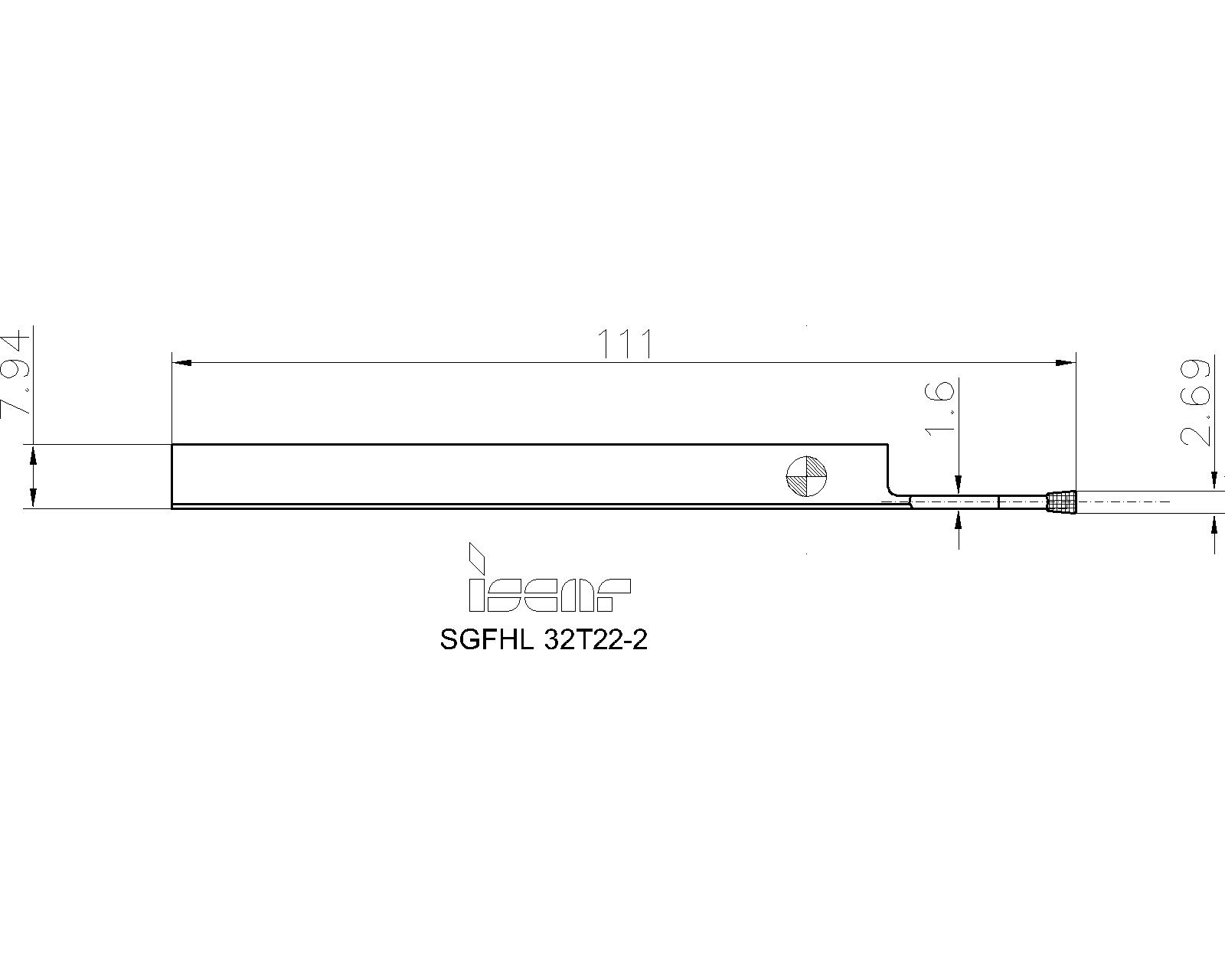 ISCAR Cutting Tools Metal Working Tools SGFHR L 26T 32T 2310021 iscar-cutting-tools-metal-working-tools-sgfhr-l-26t-32t-2310021