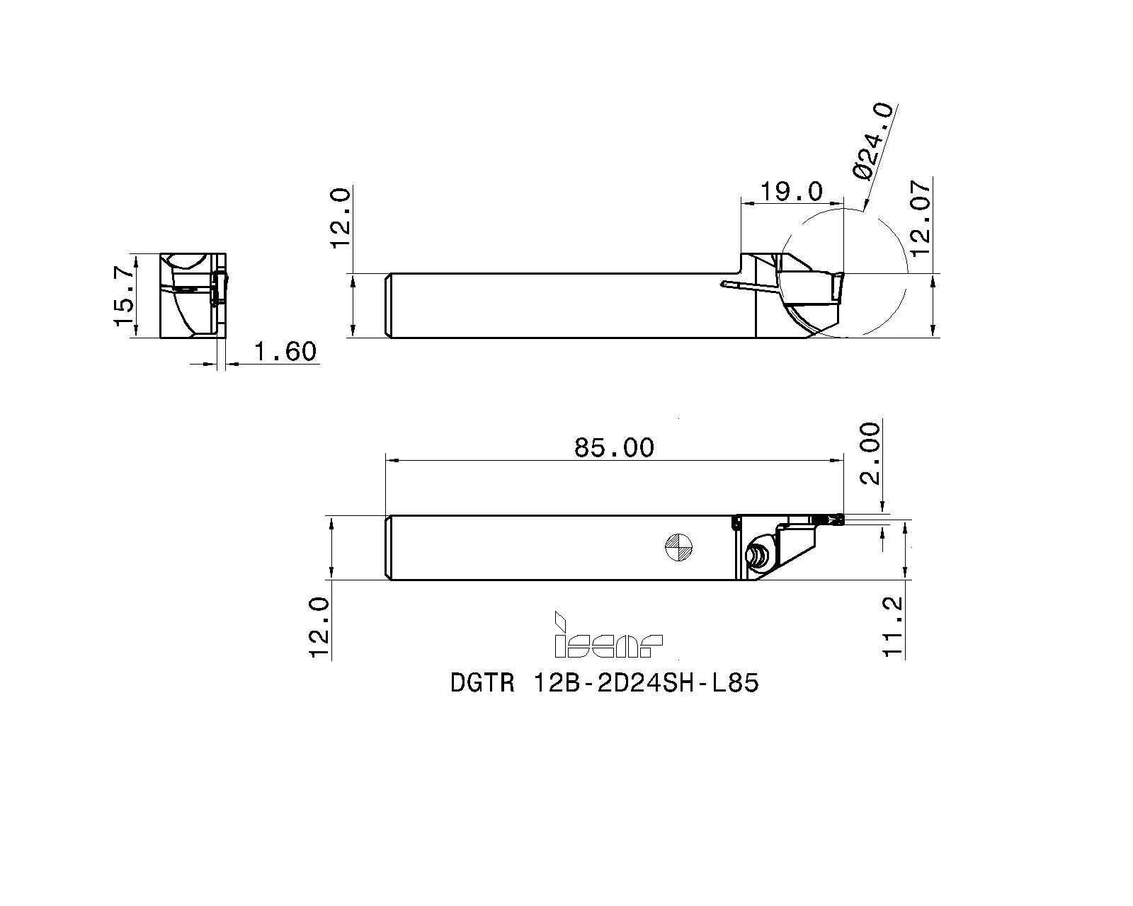ISCAR Cutting Tools - Metal Working Tools - DGTR/L-B-D-SH