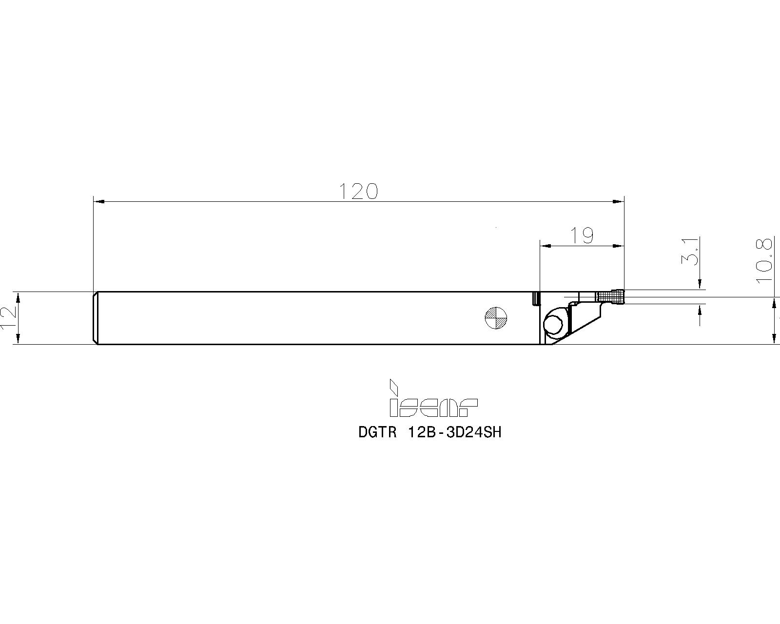 ISCAR Cutting Tools - Metal Working Tools - DGTR/L-B-D-SH