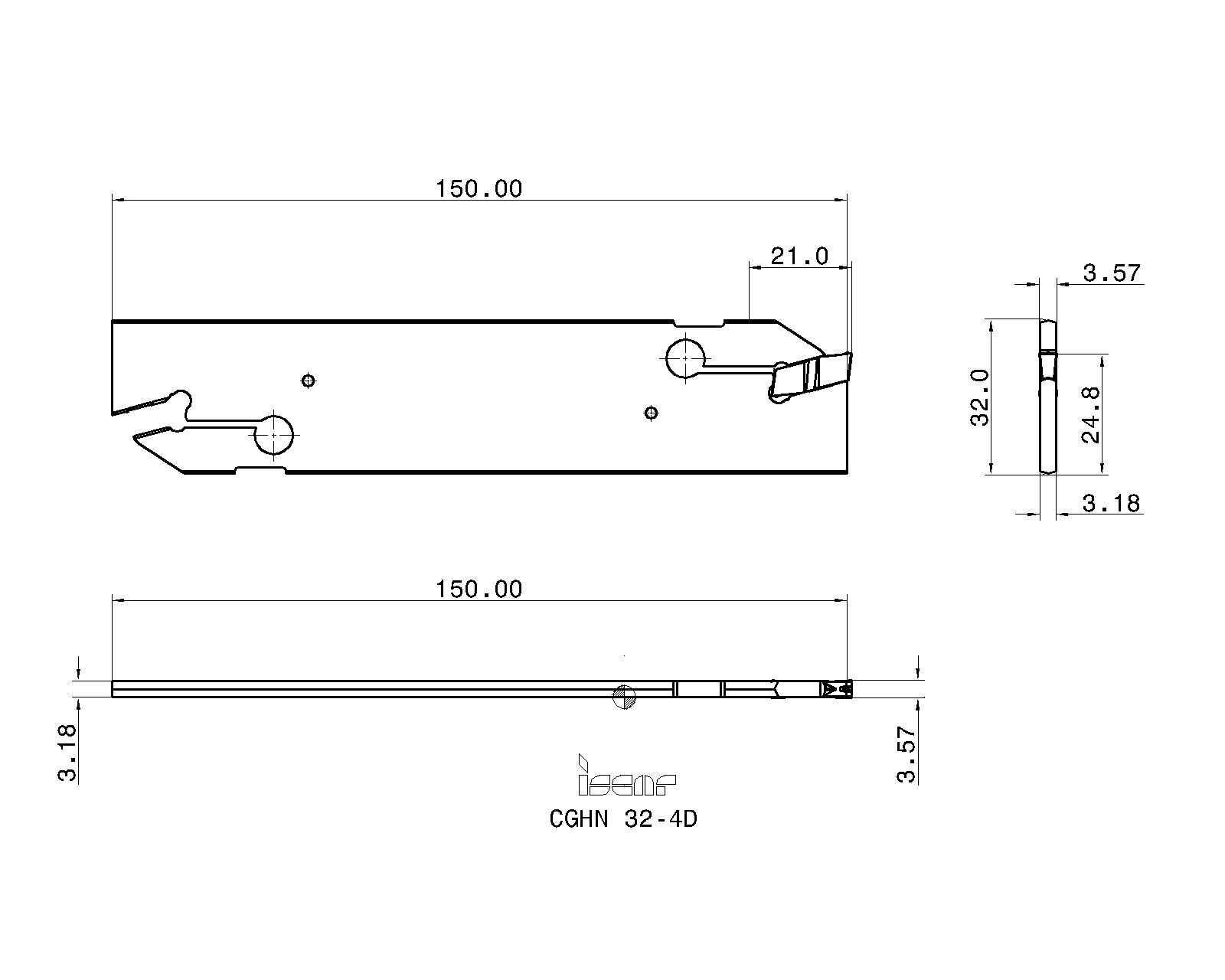 ISCAR Cutting Tools - Metal Working Tools - CGHN-D : 2800006