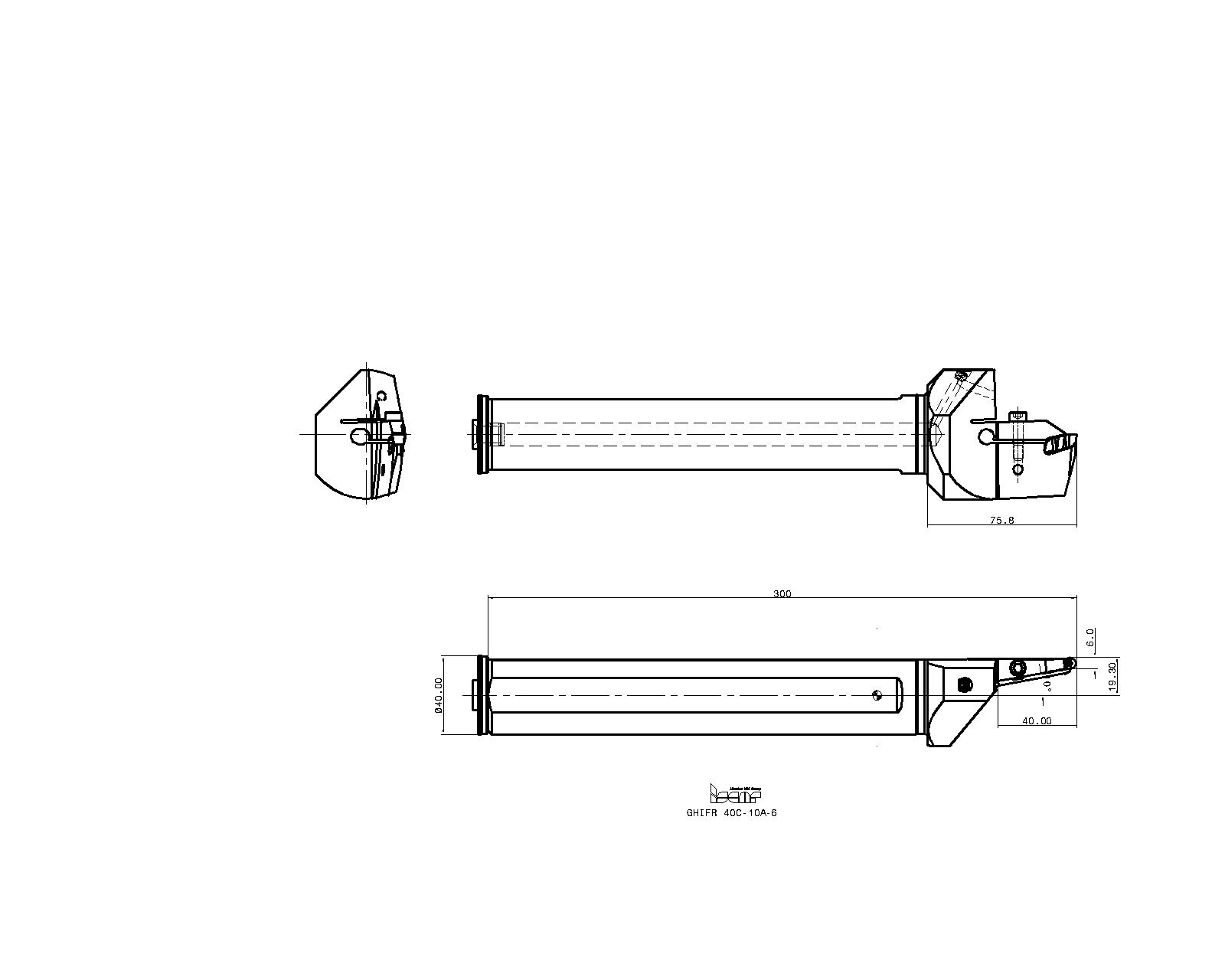 イスカル カットグリップ GHIFR 40C-10A-6 電動工具