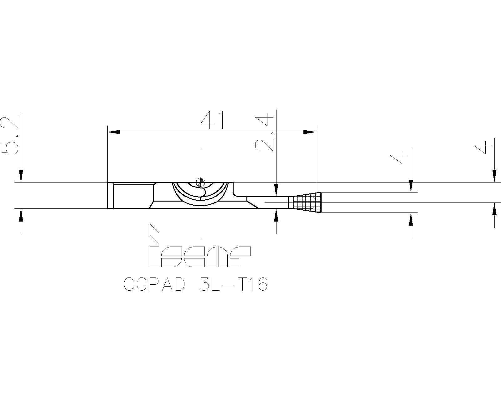 ISCAR Cutting Tools - Metal Working Tools - CGPAD : 2801128