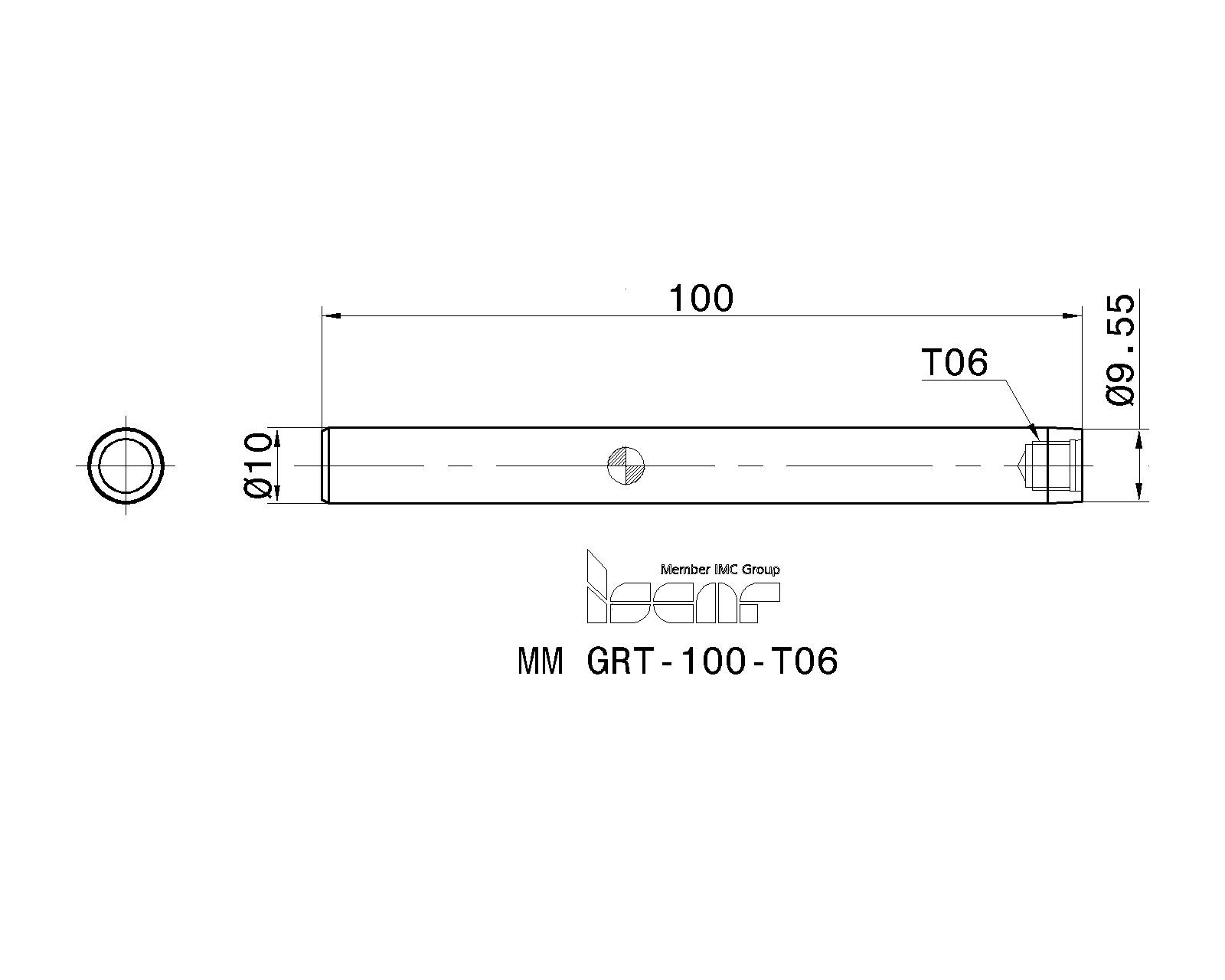 ISCAR Cutting Tools - Metal Working Tools - MM GRT (shanks