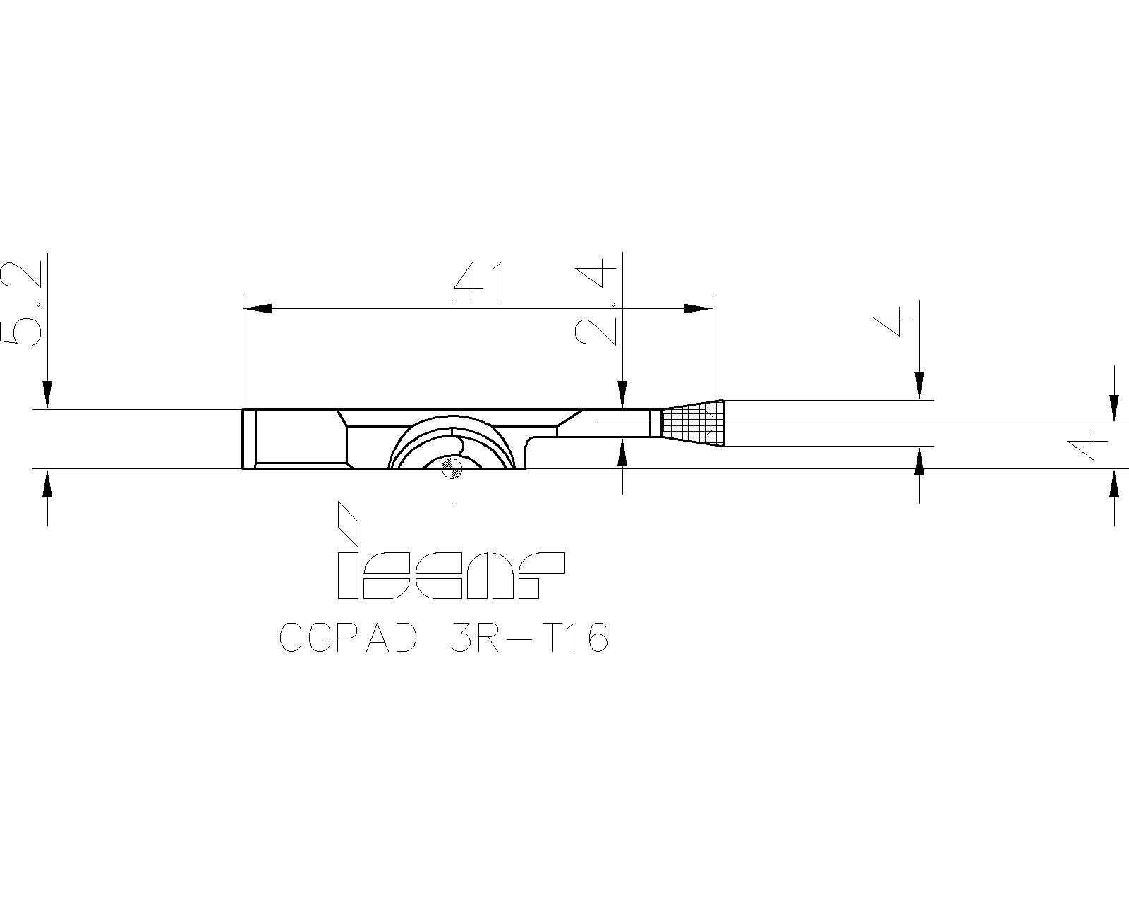 ISCAR Cutting Tools - Metal Working Tools - CGPAD : 2801213