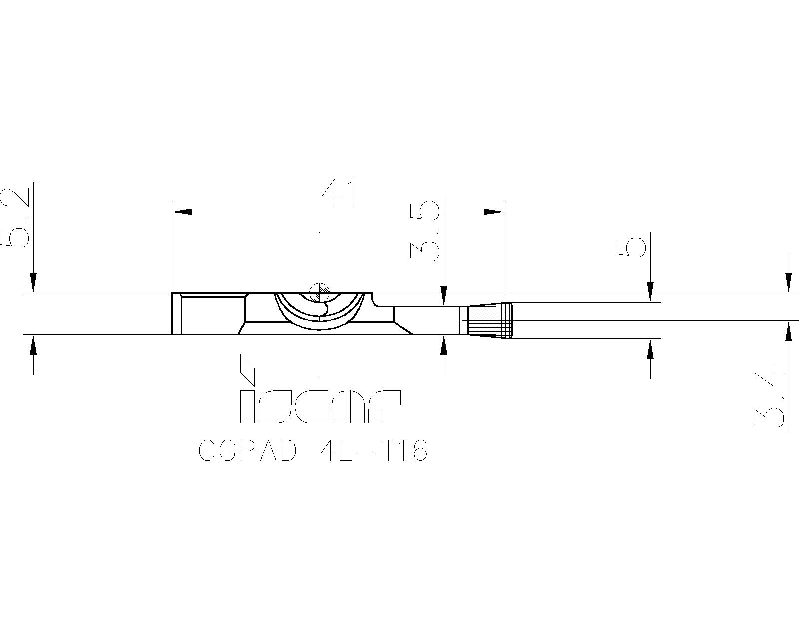 ISCAR Cutting Tools - Metal Working Tools - CGPAD : 2801215