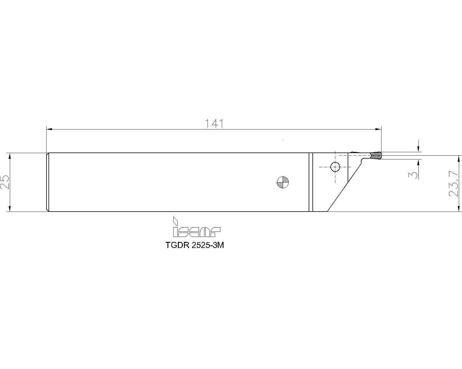 イスカル カットグリップ ホルダー GHIC GHIC 40-85 イスカルジャパン(株) - 2